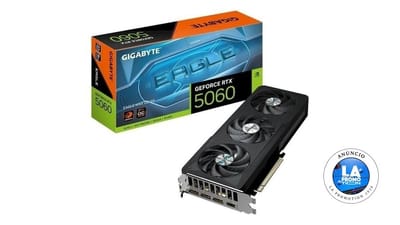 Placa de Vídeo Gigabyte GeForce RTX 5060 Eagle Max OC 8GB GDDR7