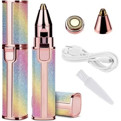 GUI ANA Depilador 2em1 Recarregável USB Sobrancelha Buço Batom