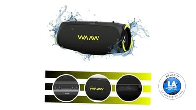 Caixa de Som Bluetooth Boombox Boom 110 40W Rms Ipx7 Waaw By Alok