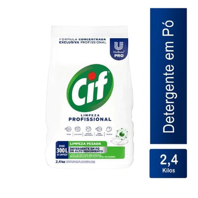 Limpador em Pó Limpeza Profissional 2,4kg Cif