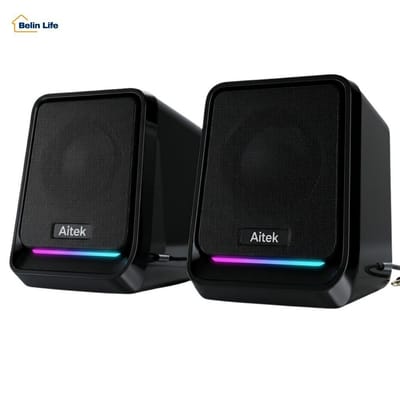 Caixa de Som Gamer RGB 10W para PC e Notebook