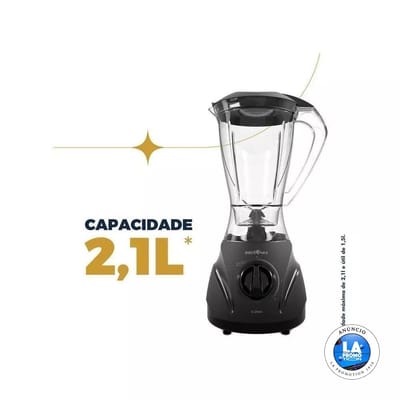 Liquidificador Britânia Blq900a Plástico 600W 2,1L Preto