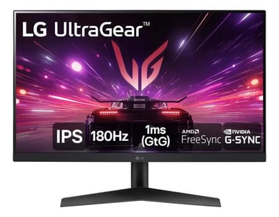 Monitor Gamer LG UltraGear 24" IPS Full HD 180Hz 1ms NVIDIA G-SYNC FreeSync HDR10