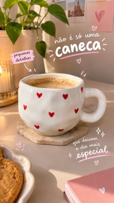 Conjunto De Caneca E Pires De Cerâmica Com Arco Pintado À Mão , Xícara De Chá De Café Fofa Para Escritório Doméstico
