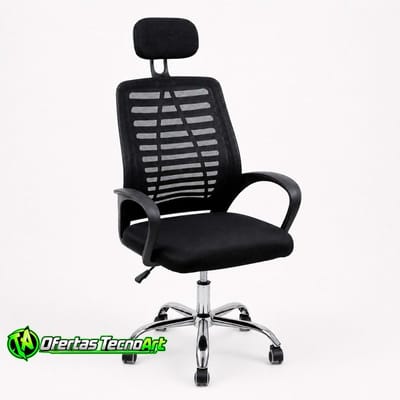 Cadeira Escritório Diretor Ergonômica com Apoio de Cabeça