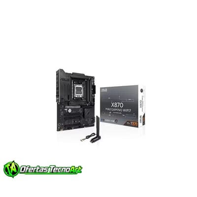 Placa Mãe ASUS X870 Max Gaming WIFI7 - RYZEN AM5 DDR5 - ATX - M.2 NVME - HDMI 90MB1LY0-M0EAY0