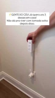 Extensor De Tomada Elétrica , Altura Ajustável , Múltiplas Tomadas , Dispositivo De Carregamento Rotativo cstui3br
