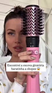 Escova Rotativa Elétrica Secador de cabelo Professinal 2 em 1 110v e 220v