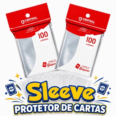 Protetor de Cartas Sleeve Shield Central Pokémon Magic