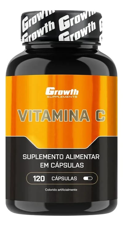 Vitamina C Growth Supplements Natural, 120 Cápsulas