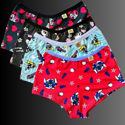 Kit 10/5/3 Calcinhas Boxer Plus Shortinho Cueca Feminina Conforto Não Marca Roupa Qualidade Premium