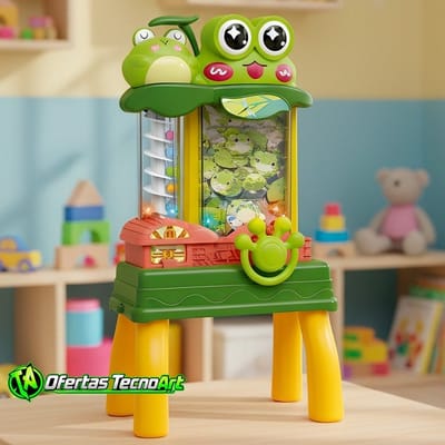 Brinquedo Sapinho Pega Bolinha Jogo Interativo Divertido Com Luz E Som Música