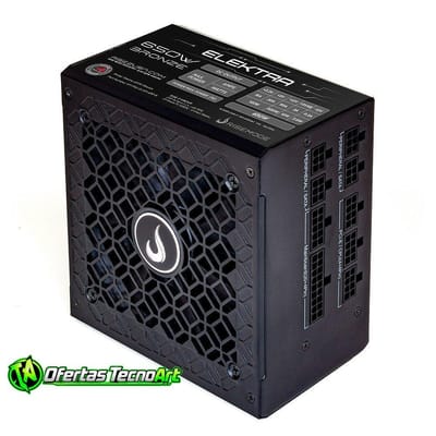 Fonte Gamer Rise Mode Elektra 650W Bronze Full Modular PFC Ativo Preto