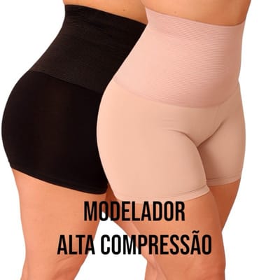 Bermuda Modeladora Anágua Cinta Short Feminino