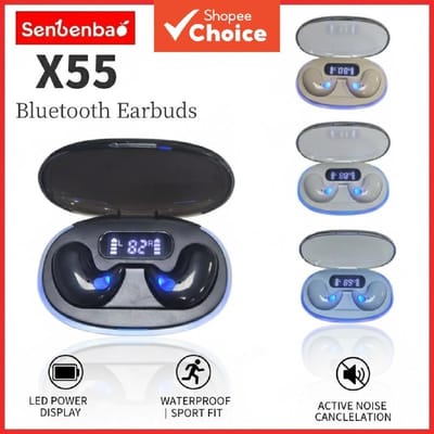 Senbenbao X55 Fone de Ouvido TWS