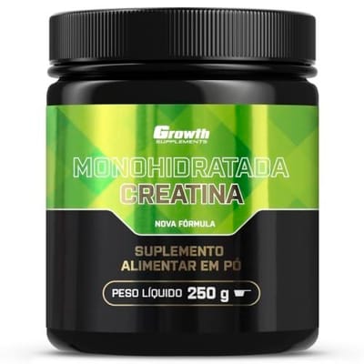 Growth Supplements - Creatina Monohidratada 250g - Growth Supplements - Sem sabor em pó