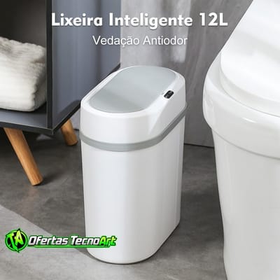 Lixeira Automática 12 Litros com Sensor Infravermelho