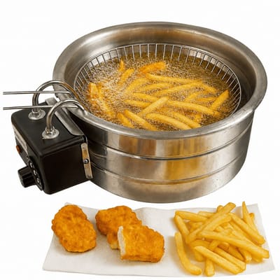 Fritadeira Elétrica 5L Inox