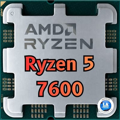 Processador AMD Ryzen 5 7600 3.8GHz (5.1GHz Turbo)