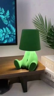 Abajur Boneco Infantil LED 3 Luzes Iluminação Noturna