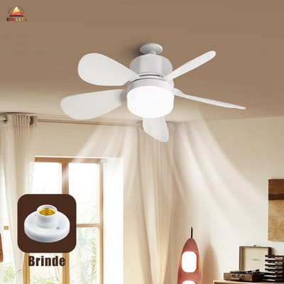 Ventilador de Teto com Luz e Controle Remoto