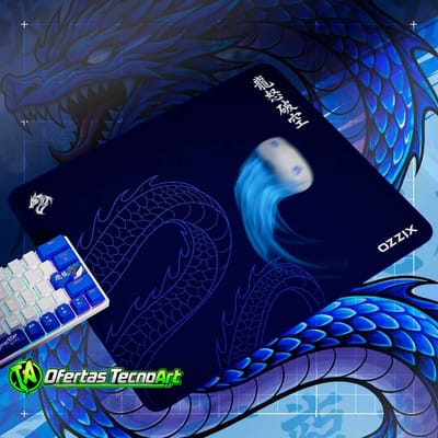 Mousepad Gamer Dracktar Quadrado 49x42 Profissional
