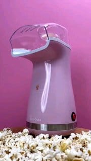 Pipoqueira Elétrica Britânia Poplite Inox BPIO1RS | 1200W | Sem Óleo | Rosa - 220V