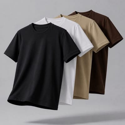 Kit 4 Camisetas Lisas Básicas Unisex 100% Algodão