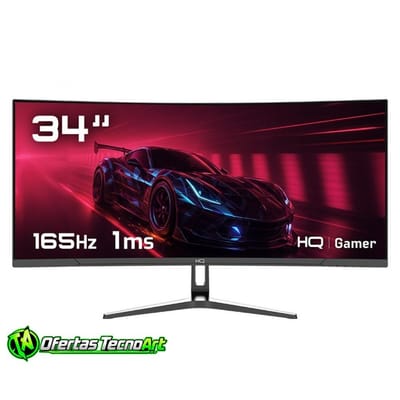 Monitor Gamer Curvo 34" 1ms 165Hz UltraWide QHD