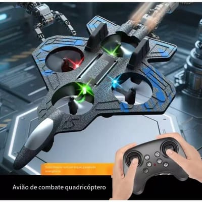 Avião Drone Infantil com Controle Remoto