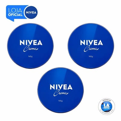 Kit Nivea Creme Hidratante Lata 145g 3 unidades