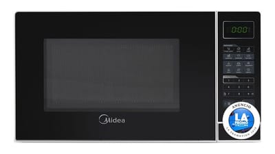 Micro-ondas 20L Branco Porta Preta Minuto Fácil Midea