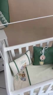 Mini Berço Ternurinha Com Colchao e Rodinhas Certificado Inmetro
