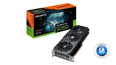 Placa de Vídeo Gigabyte GeForce RTX 5060 Gaming OC 8GB GDDR7 128-bit