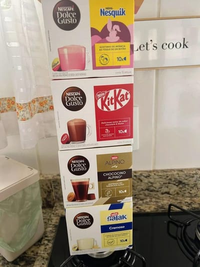 Kit Chocolates Dolce Gusto 40 cápsulas - KitKat, Alpino, Galak e Nesquik