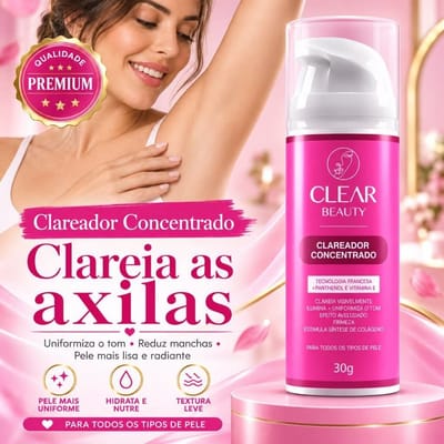 Clareador de Virilha e Axila Creme Clear Beauty Original