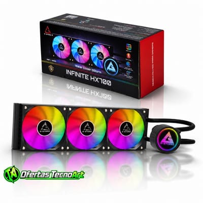 Water Cooler GStorm HX700 ARGB 360mm 320W Intel AMD