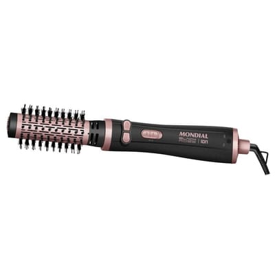 Escova Rotativa Secadora Mondial 1300W Black Rose