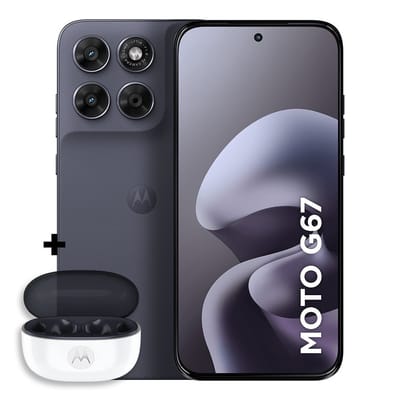 Kit Smartphone Motorola Moto G67 5G 128GB + Moto Buds 2