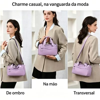 Bolsa Feminina Crossbody Transversal Pequena Necessaire