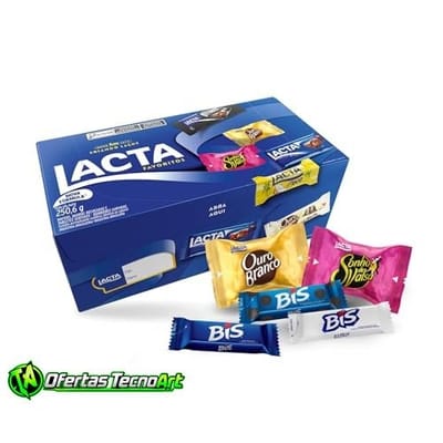 Caixa de Variedades Chocolates Lacta Favoritos 250,6g