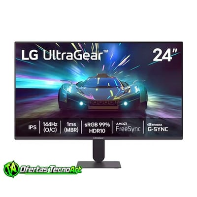 Monitor Gamer LG UltraGear 24" Full HD 144Hz 1ms IPS
