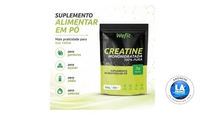 Creatina Monohidratada Refil 300g Wefit