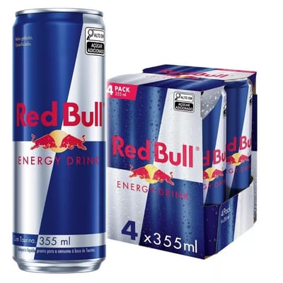 Pack de 4 latas Red Bull Energético 355ml