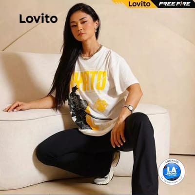 Lovito Camiseta Unisex Free Fire