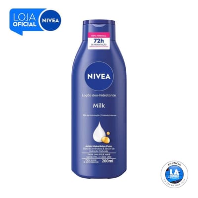 Nivea Loção Hidratante Milk 200ml
