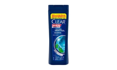 Shampoo Clear Men Anticaspa Ice Cool Menthol 200ml