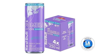 Pack de 4 latas Red Bull Energético Pomelo 250ml