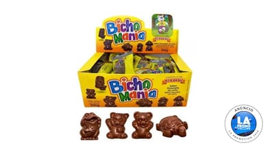 Bicho Mania Chocolate ao Leite Display 192g Ki-Kakau