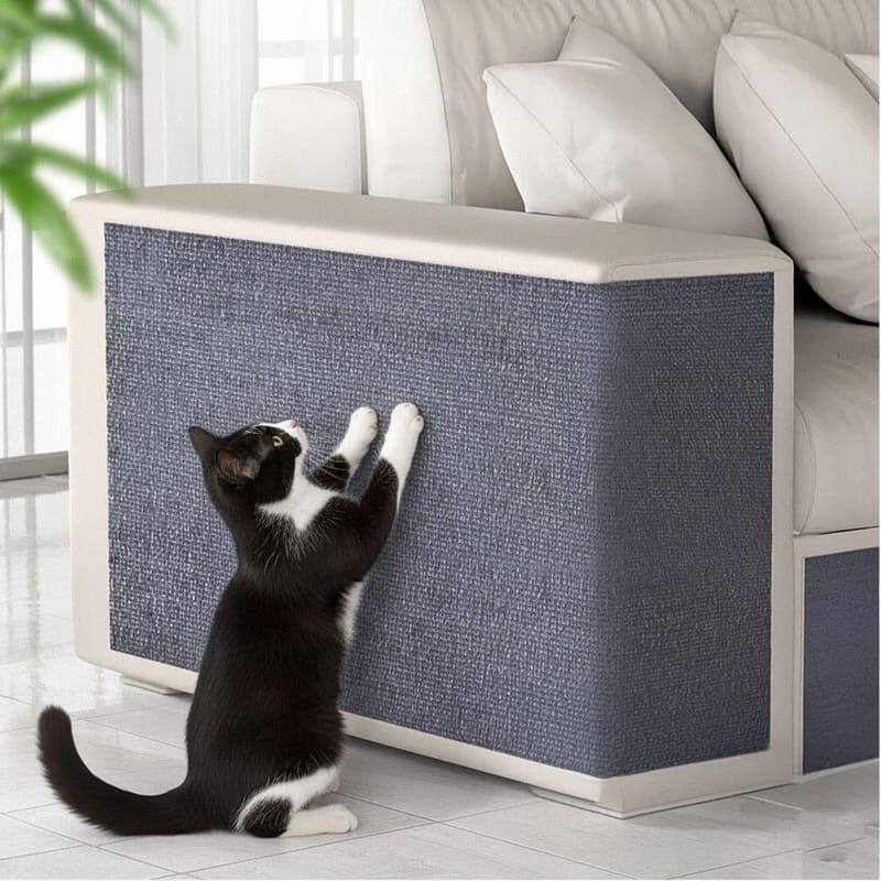 Carpete Adesivado Arranhador Premium para Gatos Protetor de Sofá e Cama Box - Alta Qualidade